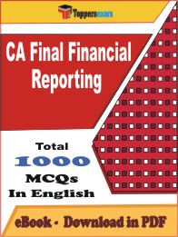 CA Final Financial Reporting PDF Book In English - MCQ / Objective Questions