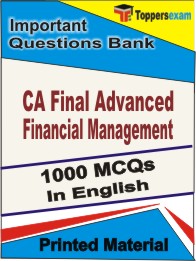 CA Final Advanced Financial Management Book in English - Objective MCQ
