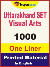 Uttarakhand SET Visual Arts One Liner Book in English