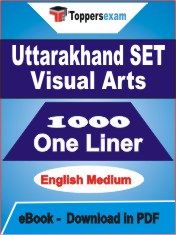 Uttarakhand SET Visual Arts One Liner Book PDF in English