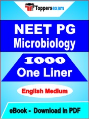 NEET PG Microbiology One Liner Book PDF in English
