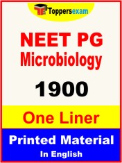 NEET PG Microbiology One Liner Book in English