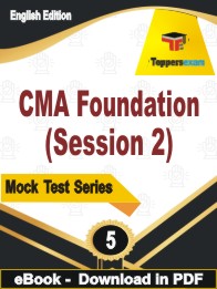 CMA Foundation (Session 2) PDF Book In English - Practice Set