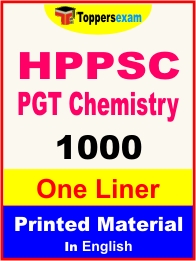 HPPSC PGT Chemistry One Liner Book PDF in English