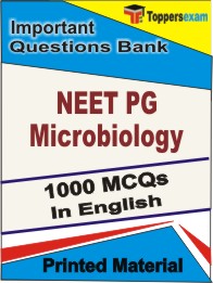 NEET PG Microbiology Book in English - Objective MCQ