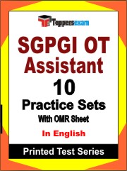SGPGI OT Assistant Book in English - Practice Set