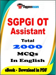 SGPGI OT Assistant PDF Book In English - MCQ / Objective Questions