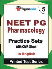 NEET PG Pharmacology Book in English - Mock Test / Practice Set