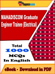 MAHADISCOM Graduate Engineer Trainee (Electrical) Exam PDF Book In English - MCQ / Objective Questions