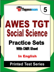 AWES TGT Social Science Book in English - Mock Test / Practice Set