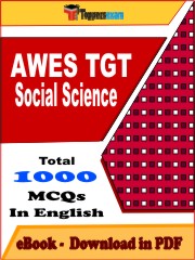 AWES TGT Social Science PDF Book In English - MCQ / Objective Questions