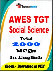 AWES TGT Social Science PDF Book In English - MCQ / Objective Questions
