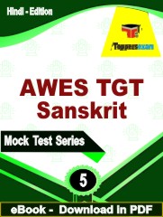 AWES TGT (Sanskrit) PDF Book In Hindi - Practice Set
