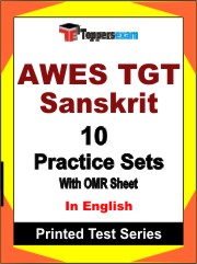AWES TGT (Sanskrit) Book in English - Practice Set