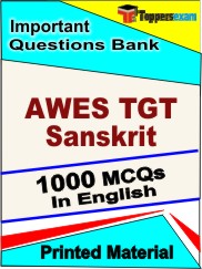 AWES TGT (Sanskrit) Book in English - Objective MCQ