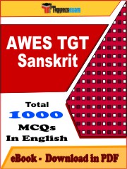AWES TGT (Sanskrit) PDF Book In English - MCQ / Objective Questions
