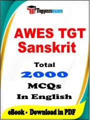 AWES TGT (Sanskrit) PDF Book In English - MCQ / Objective Questions