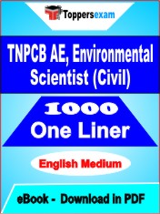 TNPCB AE, Environmental Scientist (Civil) One Liner Book PDF in English