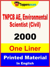 TNPCB AE, Environmental Scientist (Civil) One Liner Book in English
