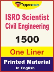 ISRO Scientist Civil Engineering One Liner Book in English