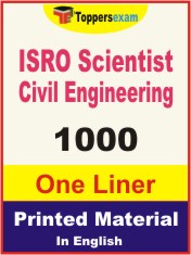ISRO Scientist Civil Engineering One Liner Book in English