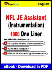 NFL JE Assistant (Instrumentation) One Liner Book PDF in English