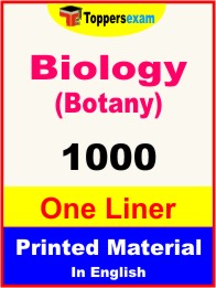 Biology (Botany) One Liner Book in English