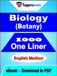 Biology (Botany) One Liner Book PDF in English