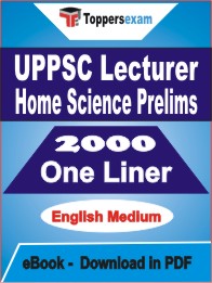 UPPSC Lecturer Home Science Prelims One Liner Book PDF in English