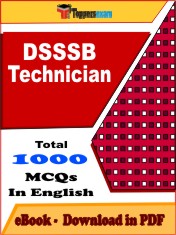DSSSB Technician PDF Book In English - MCQ / Objective Questions