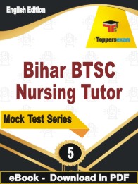 Bihar BTSC Nursing Tutor PDF Book In English - Practice Set