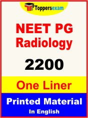 NEET PG Radiology One Liner Book in English