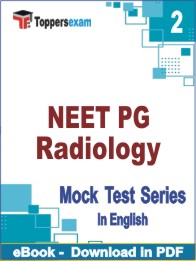 NEET PG Radiology PDF Book In English - Question Paper