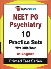 NEET PG Psychiatry Book in English - Practice Set
