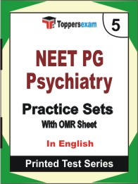 NEET PG Psychiatry Book in English - Mock Test / Practice Set