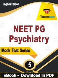 NEET PG Psychiatry PDF Book In English - Practice Set