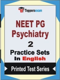 NEET PG Psychiatry Book in English - Question Paper / Practice Set