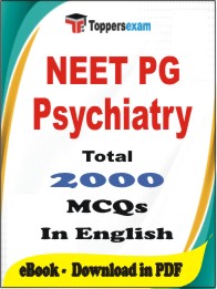 NEET PG Psychiatry PDF Book In English - MCQ / Objective Questions