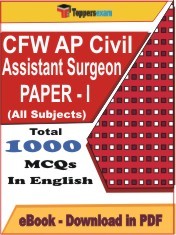 CFW AP Civil Assistant Surgeon Paper 1 PDF Book In English