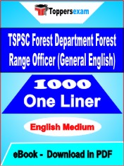 TSPSC Forest Department Forest Range Officer (General English) One Liner Book PDF in English