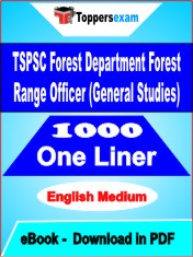 TSPSC Forest Department Forest Range Officer (General Studies) One Liner Book PDF in English