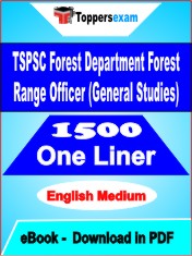 TSPSC Forest Department Forest Range Officer (General Studies) One Liner Book PDF in English