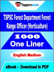 TSPSC Forest Department Forest Range Officer (Horticulture) One Liner Book PDF in English