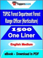 TSPSC Forest Department Forest Range Officer (Horticulture) One Liner Book PDF in English