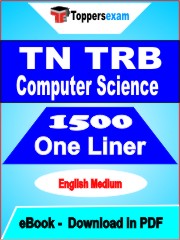 TN TRB (Computer Science) One Liner Book PDF in English