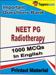 NEET PG Radiotherapy Book in English - Objective MCQ