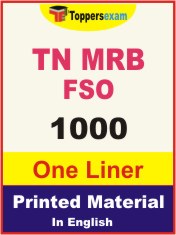 TN MRB FSO One Liner Book in English