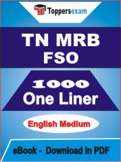 TN MRB FSO One Liner Book PDF in English