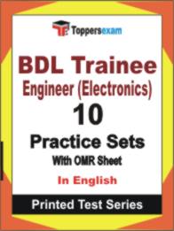 BDL Trainee Engineer (Electronics) Book in English - Practice Set