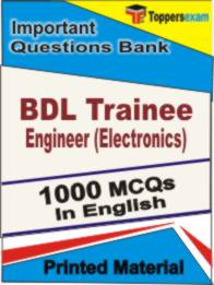 BDL Trainee Engineer (Electronics)  Book in English - Objective MCQ